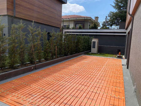 Seramik altı ısıtma Kış bahçesi ısıtma (Mevsim İstanbul Evleri Bahçeşehir)